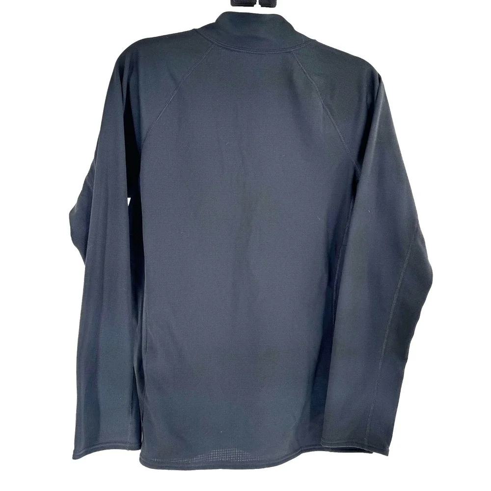 Patagonia Capilene‎ Baselayer Shirt Women's XL Black Midweight 1/4 Zip Pullover